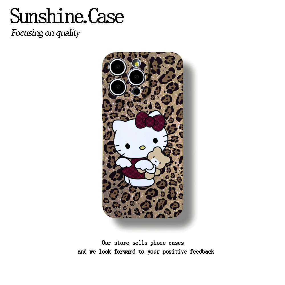 菲林软壳豹纹KT适用于苹果华为vivo小米oppo一加防摔手机壳