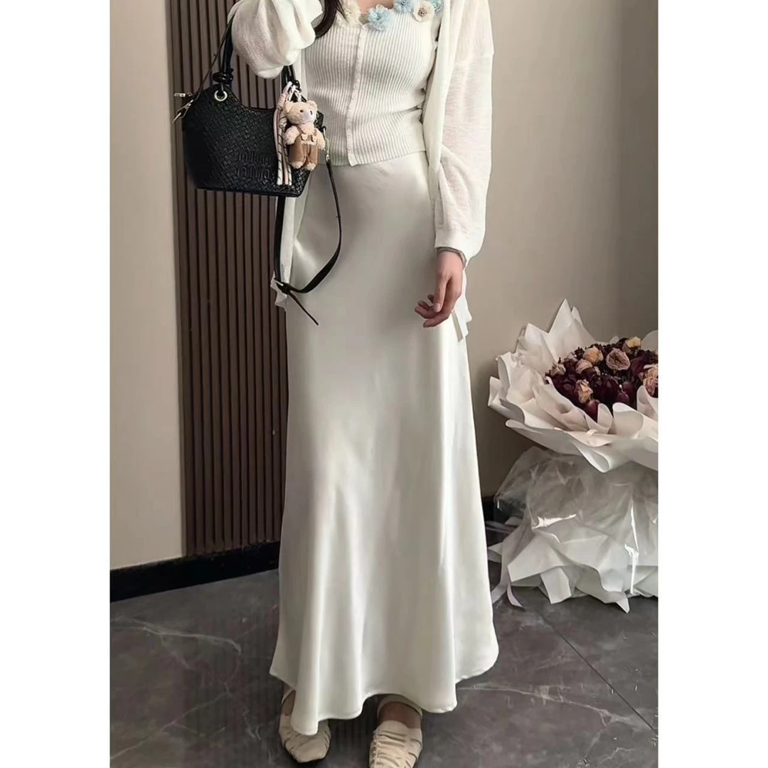 【5097】百搭质感气质包臀鱼尾半身长裙，时尚优雅之选