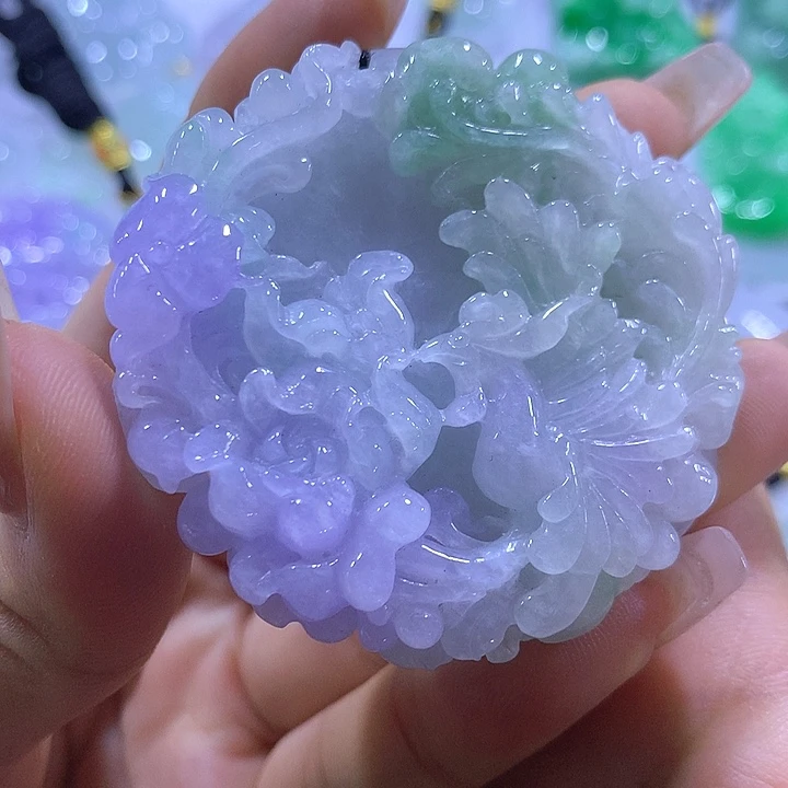 翡翠未镶嵌颈饰天然翡翠A货吊坠