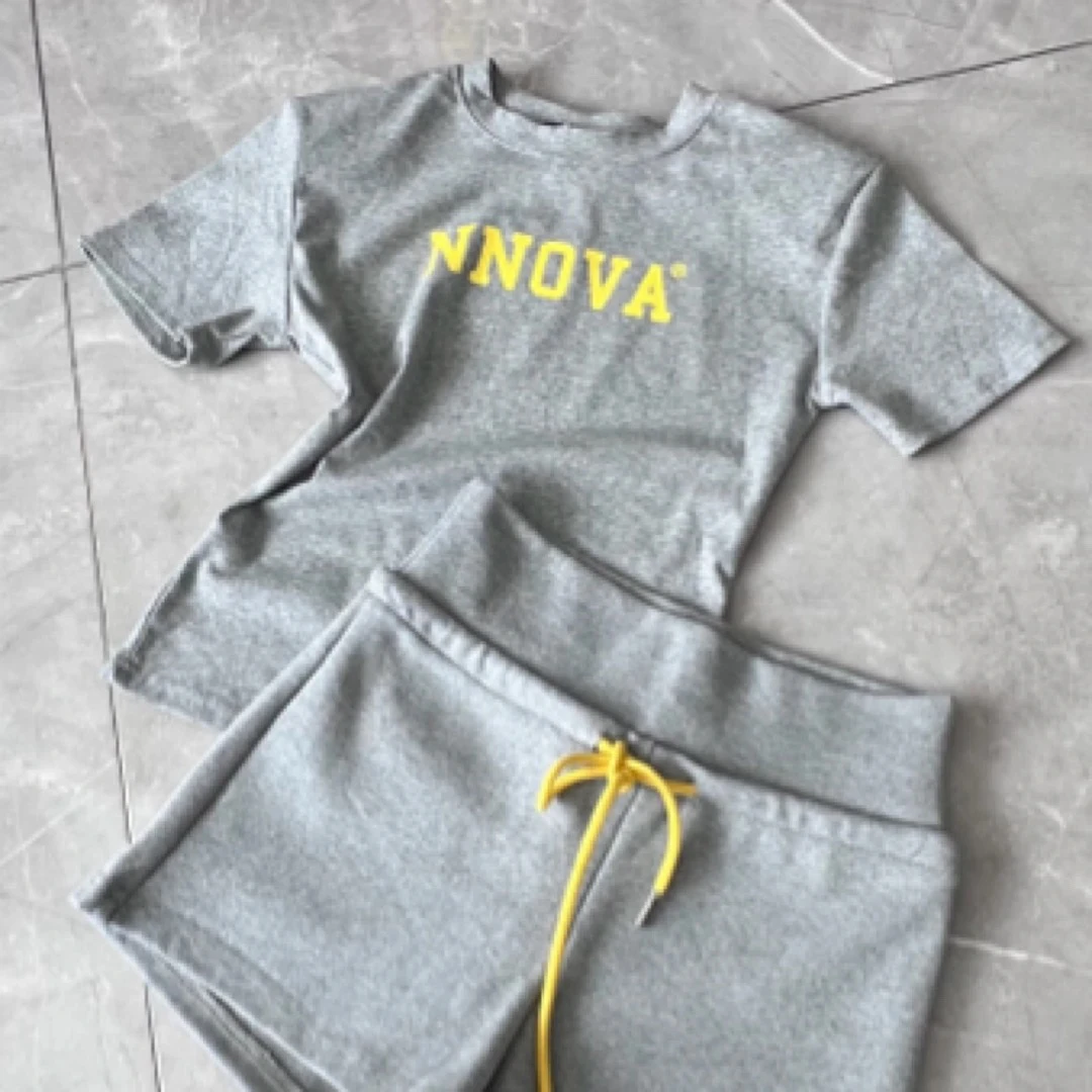 夏季日常休闲短袖T恤灰色女款（单款单色特价福利款）