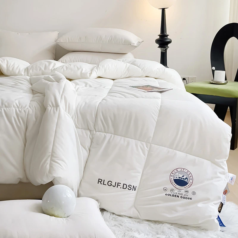 【专柜款】高档冰岛羊绒蛋白被保暖蓬松锁温恒温太空被