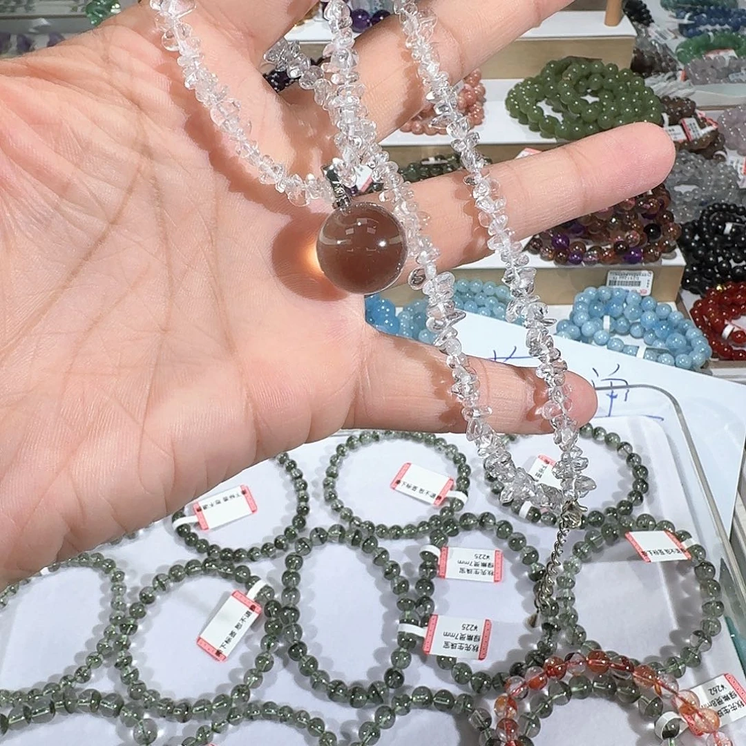 曾****未镶嵌水晶手链白水晶