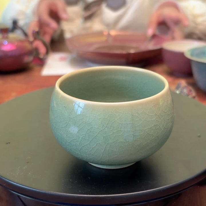 钧瓷传统茶器工艺作品