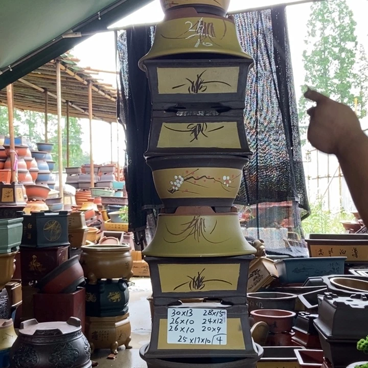 紫砂花盆紫砂紫砂