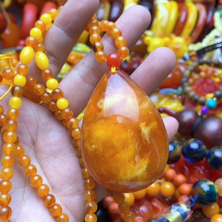 树脂制品70号水滴毛衣链