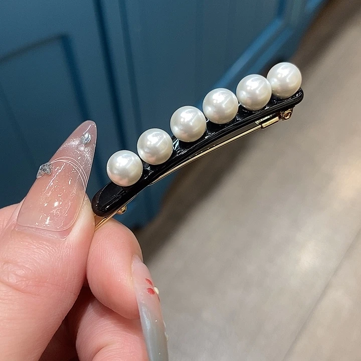 醋酸铜合金一排珍珠醋酸挖扣