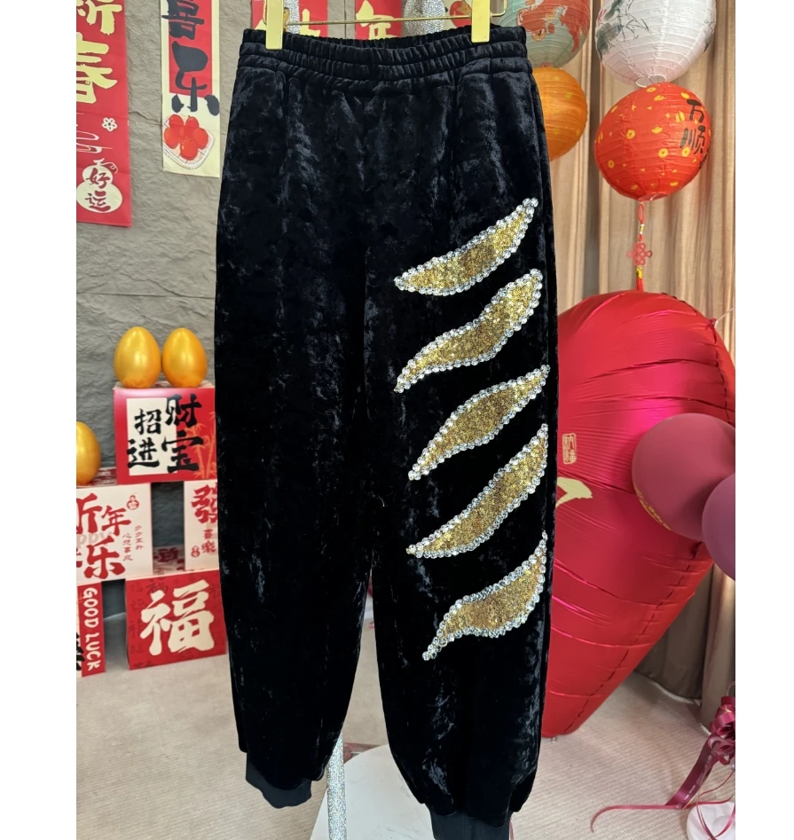 【伦敦后街】T714休闲阔腿裤