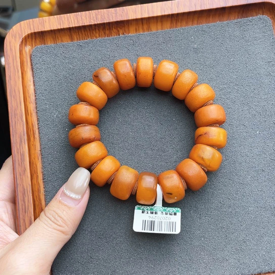 琥珀手链未镶嵌17 m 橘皮