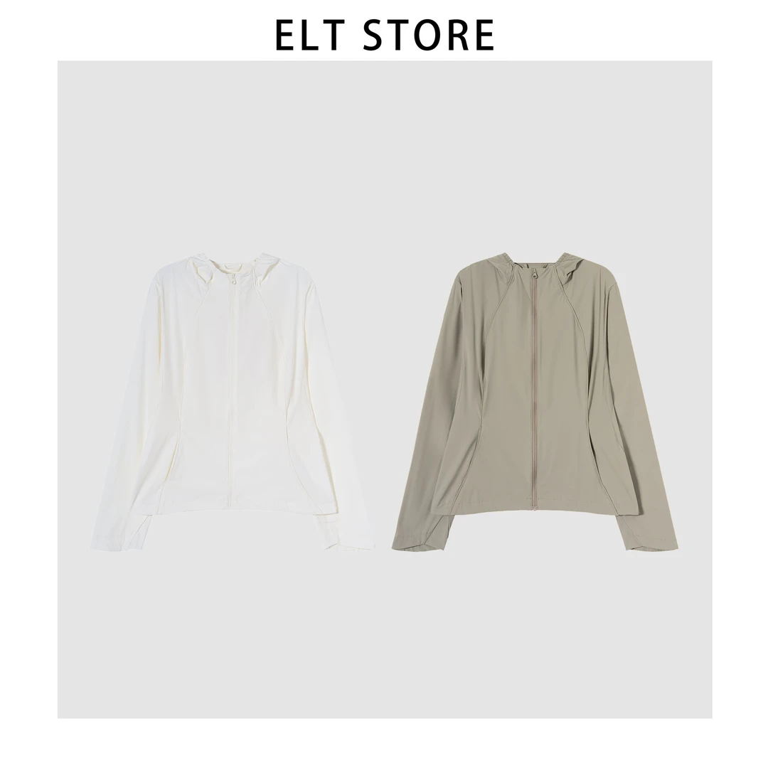 修身连帽长袖防晒外套1475