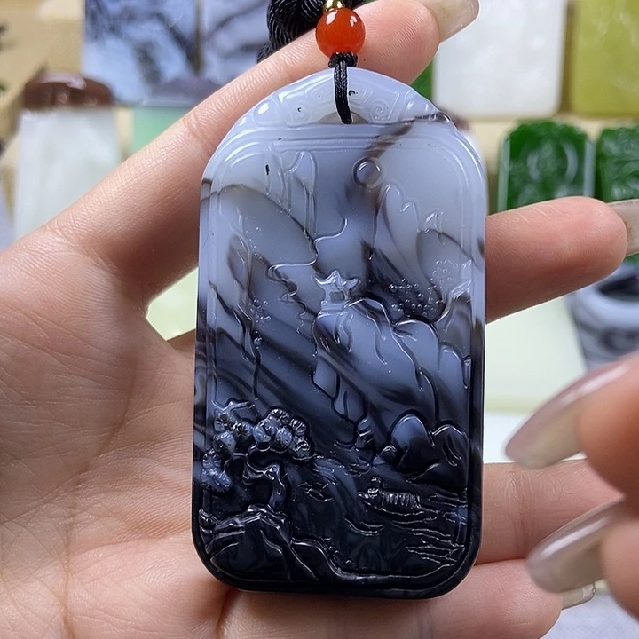 颈饰未镶嵌和田玉