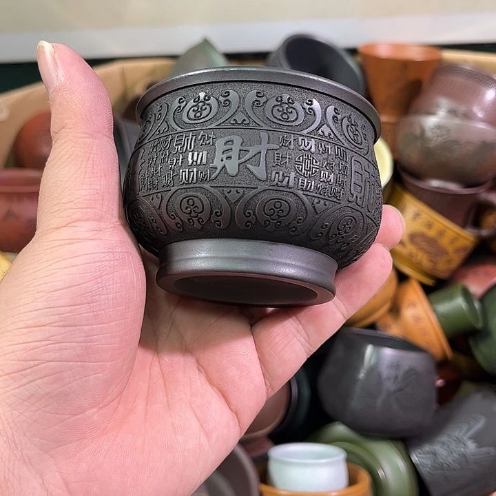 茶杯紫砂全手工紫砂主人杯