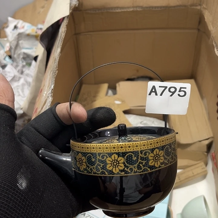 瓷片茶摆件工艺品摆件666