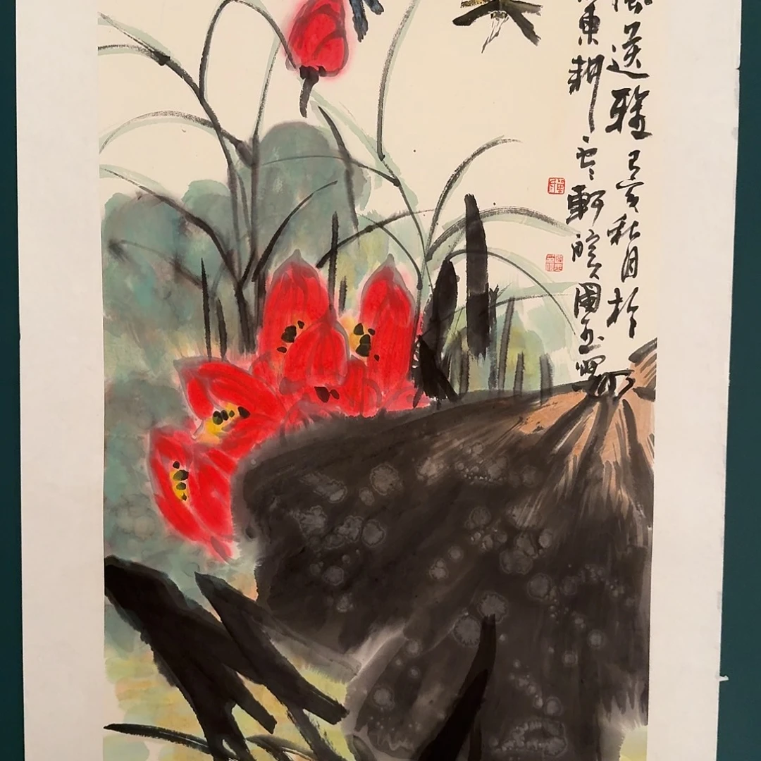 国画单老师作品画作