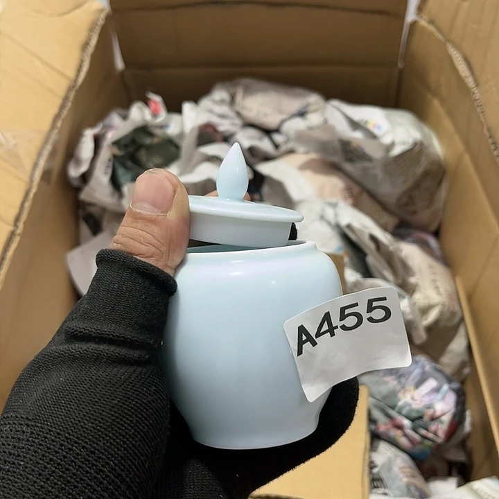 瓷片茶摆件工艺品摆件666