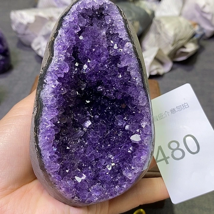 珠宝半成品紫晶未镶嵌