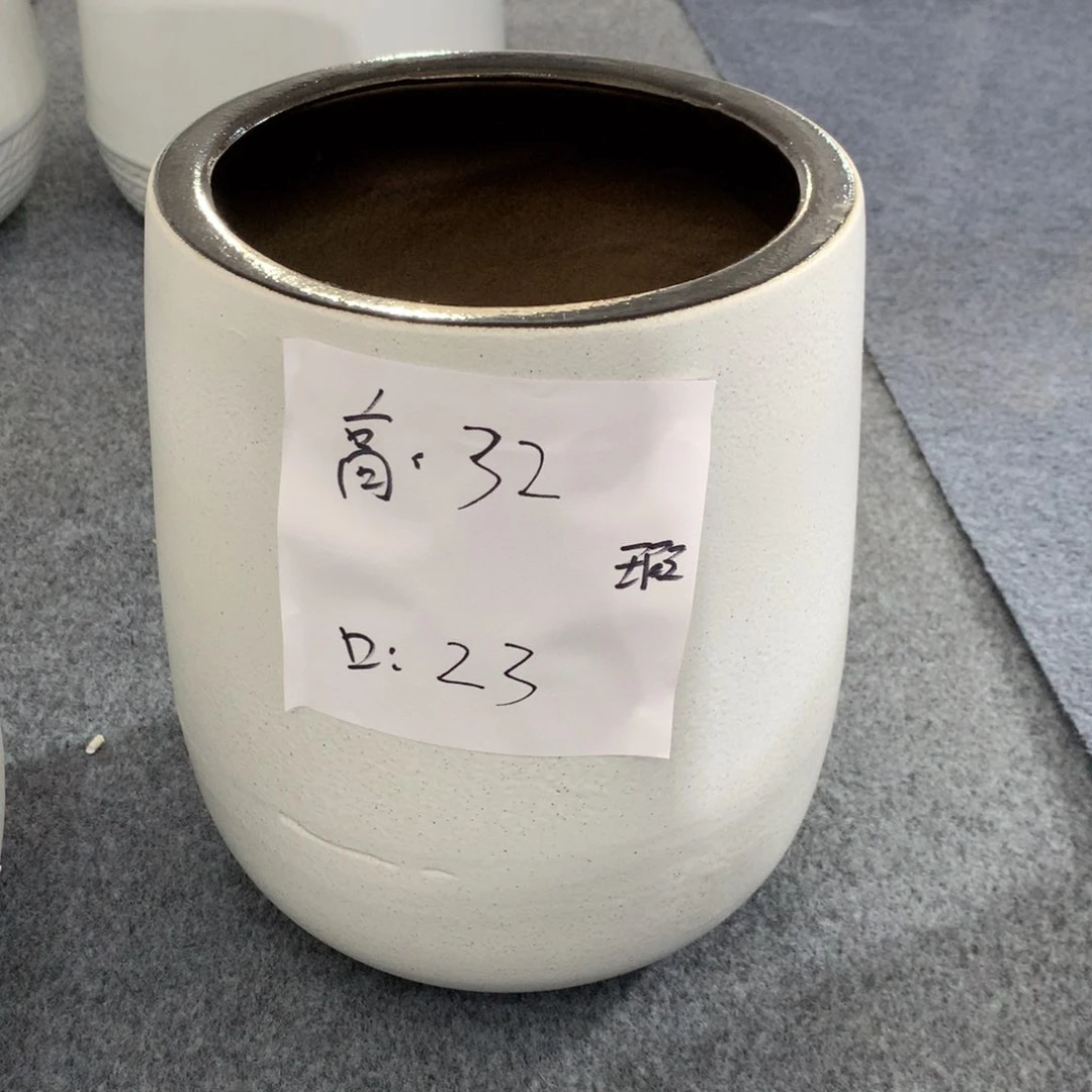 高温陶瓷花盆微瑕