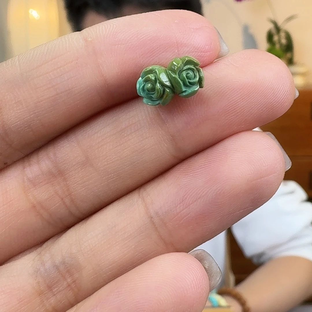 绿松石未镶嵌珠宝半成品