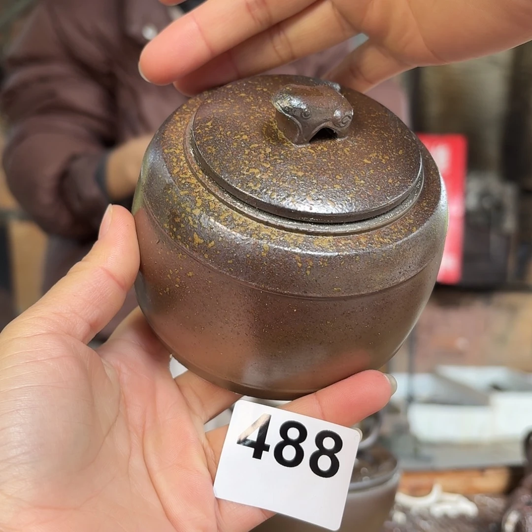 半***居坭兴陶柴烧全手工原矿泥料杯