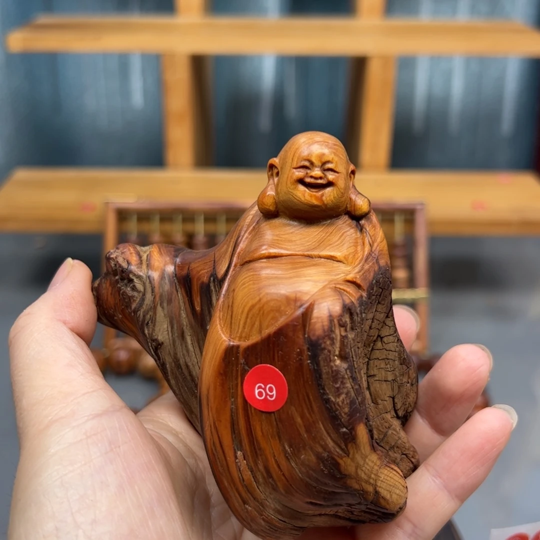 用***9木崖柏木摆件手把件，
