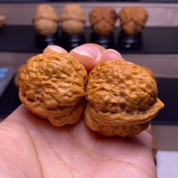把件文玩核桃卧莲金蟾27