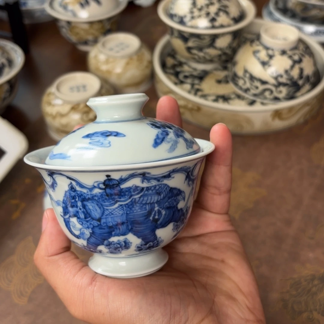 摆件景德镇手绘茶器