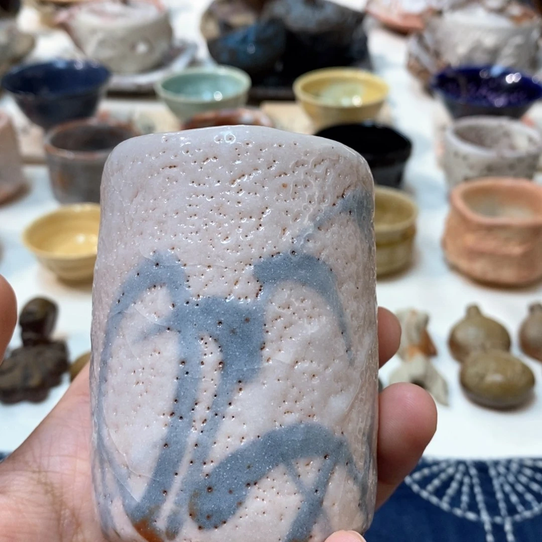 柴烧侘寂粗陶茶具