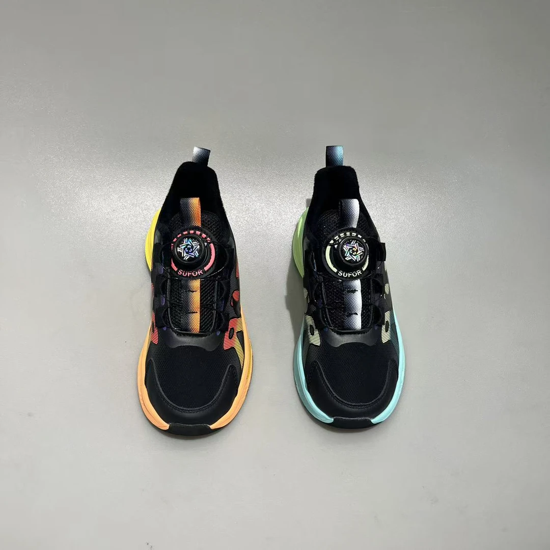 LL  2025冬季儿童时尚舒适百搭炫彩加绒休闲鞋  2564