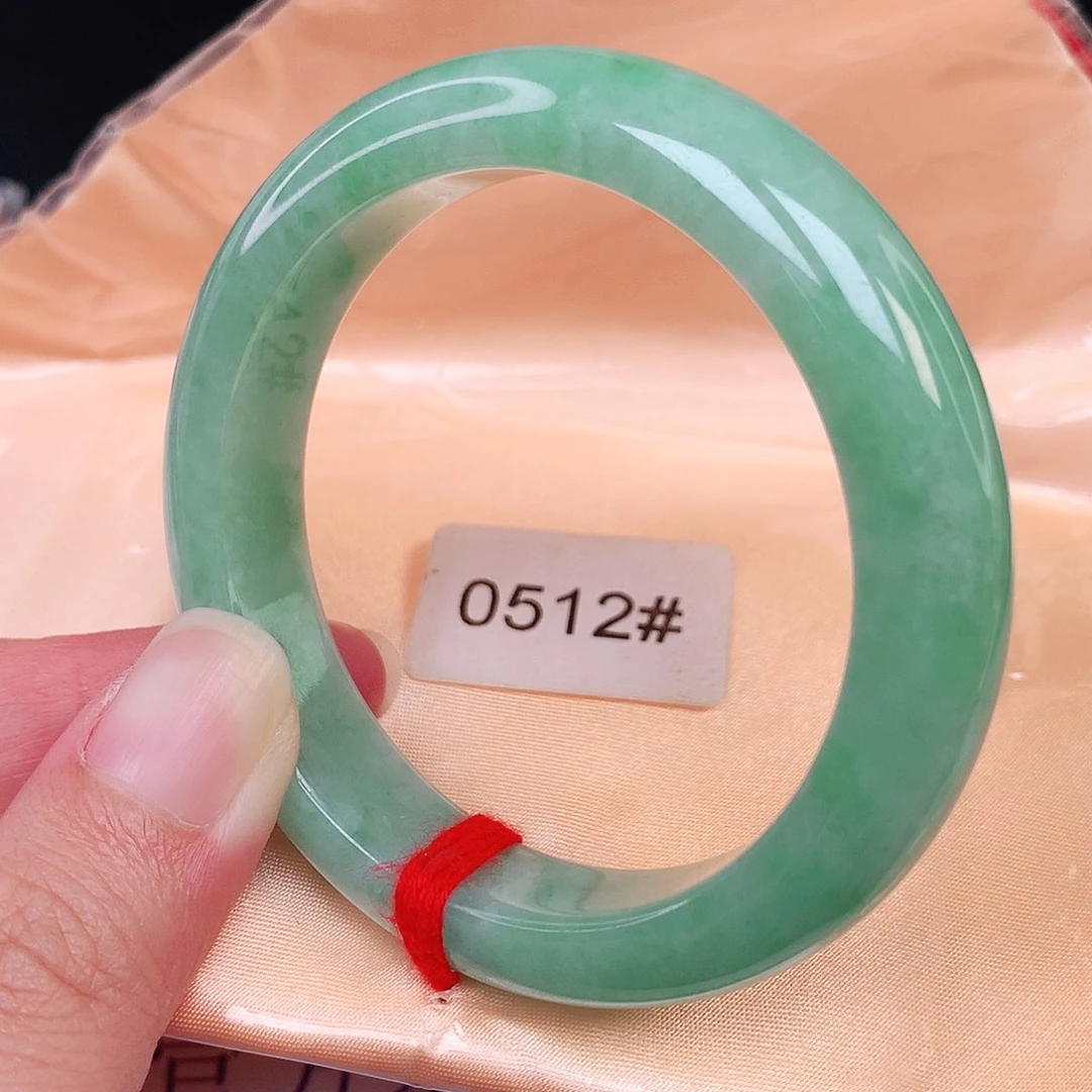 翡翠未镶嵌手镯53圈0512