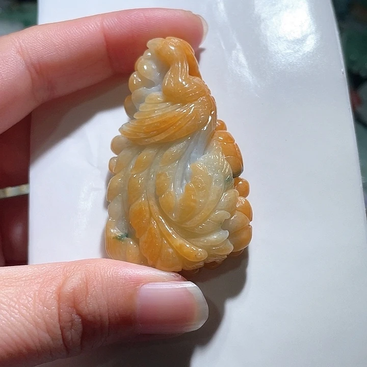 颈饰未镶嵌翡翠天