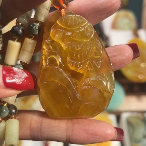 岫玉挂件未镶嵌挂件