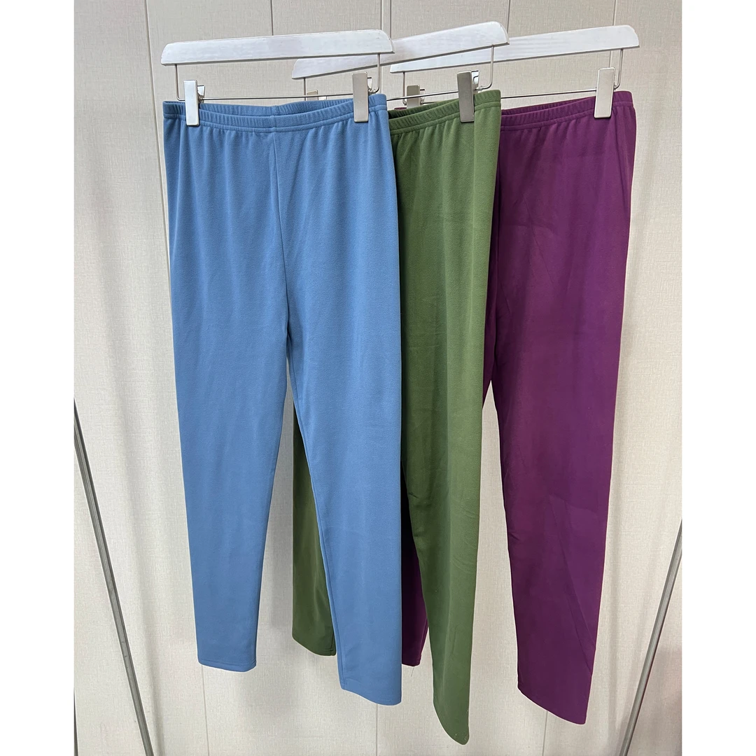 ZR179 秋冬松紧腰纯色简约百搭打底裤