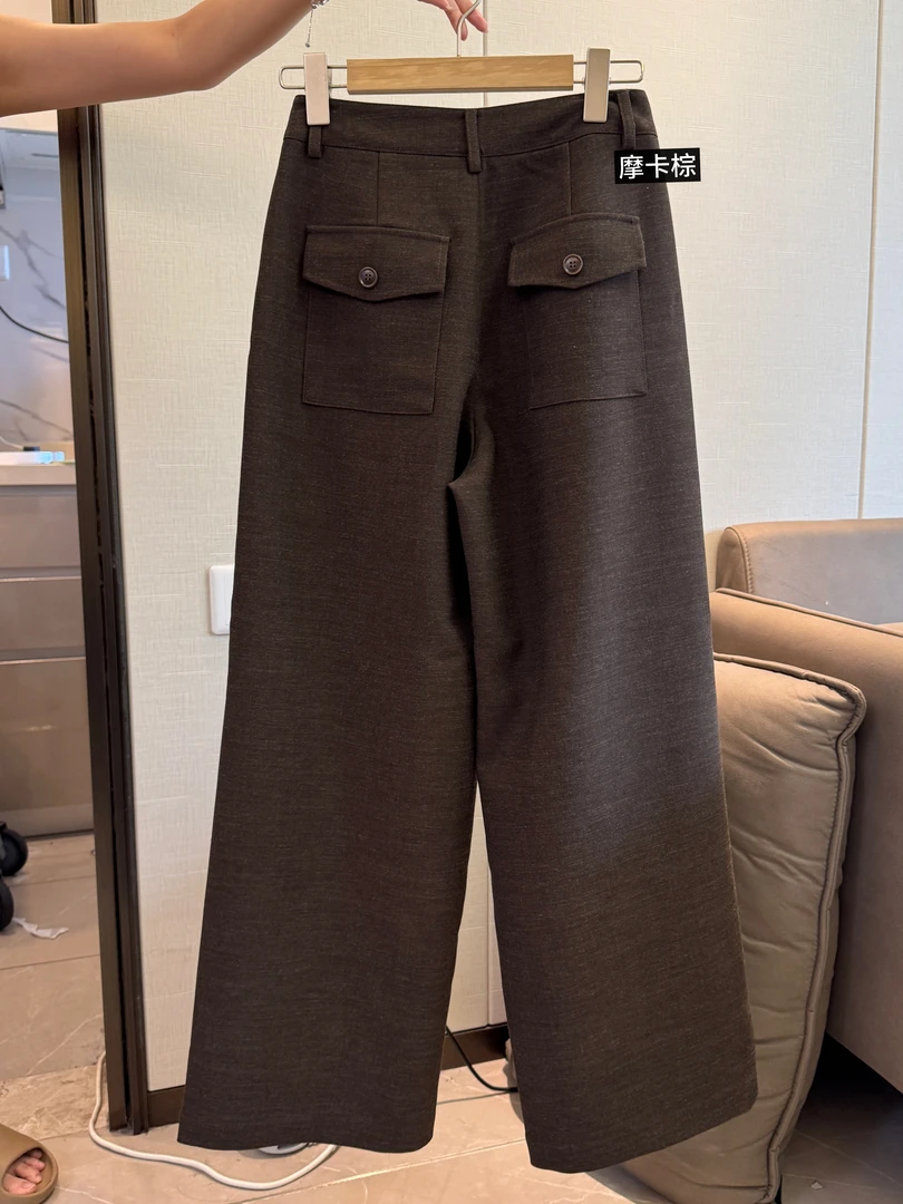 Here【罗马画报】秋季新款百搭显瘦直筒长裤