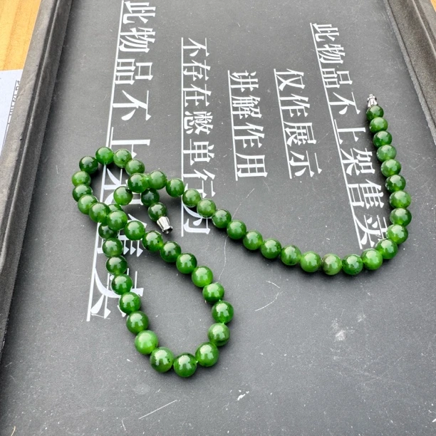 和田玉苹果绿ll妈妈链