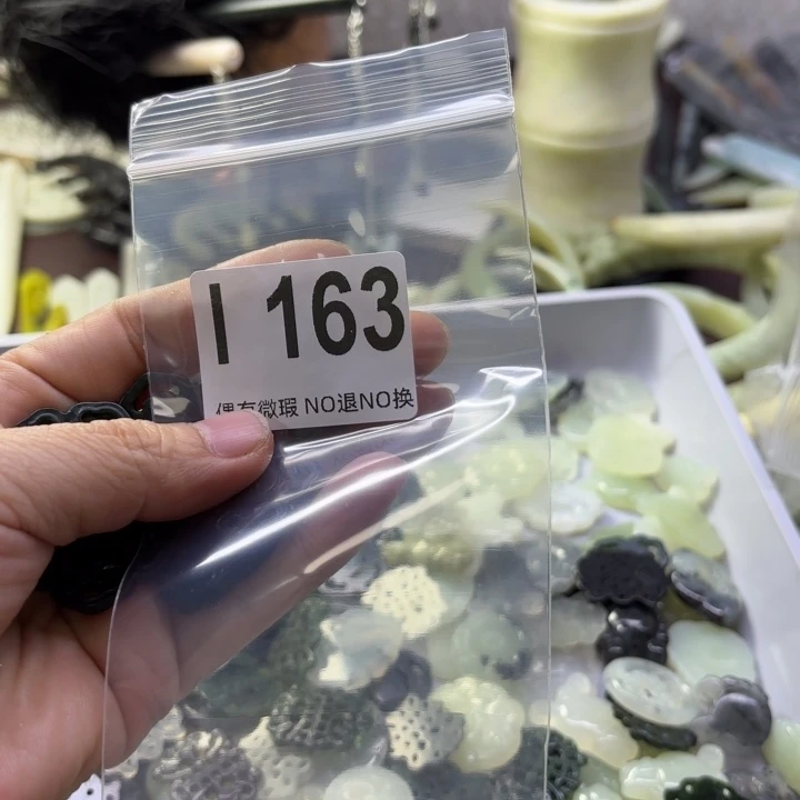 蛇纹石玉发饰合金欣*