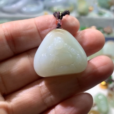 未镶嵌手链和田玉躺****话
