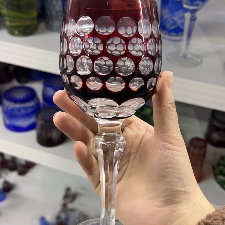 平底款水晶玻璃微瑕一个