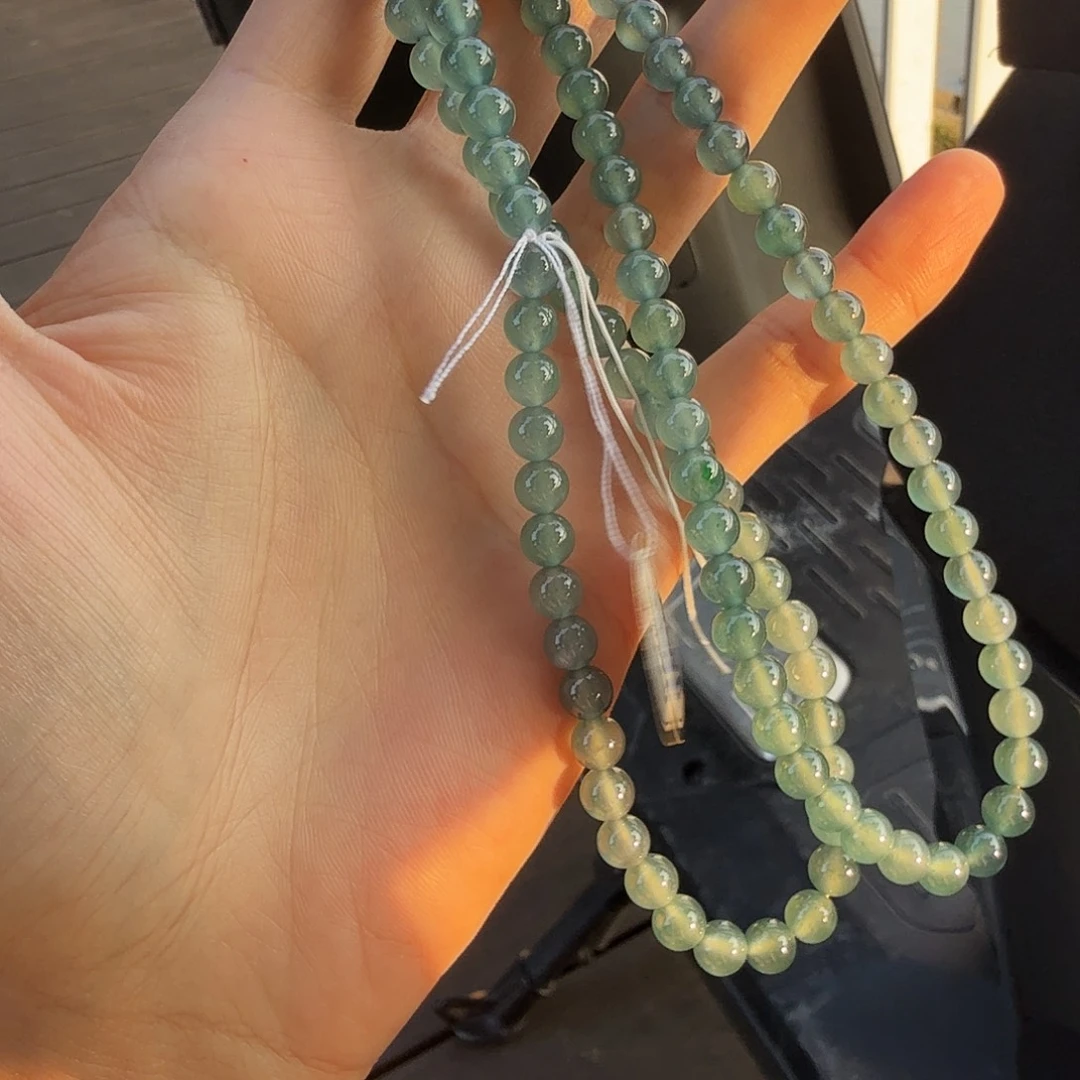 璇***站翡翠未镶嵌手链手串