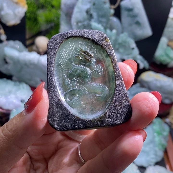 【闪购商品】颈饰未镶嵌翡翠山水