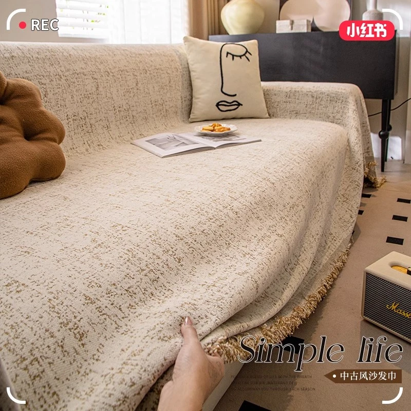 欧式一片式全盖防滑防猫抓四季沙发巾四季通用2025款沙发巾全盖布
