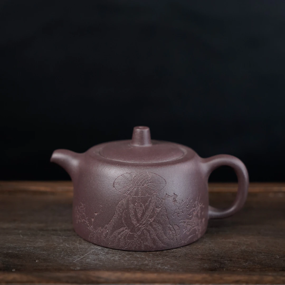 GSZS-7318    宜兴手工紫砂  民间艺人  井栏