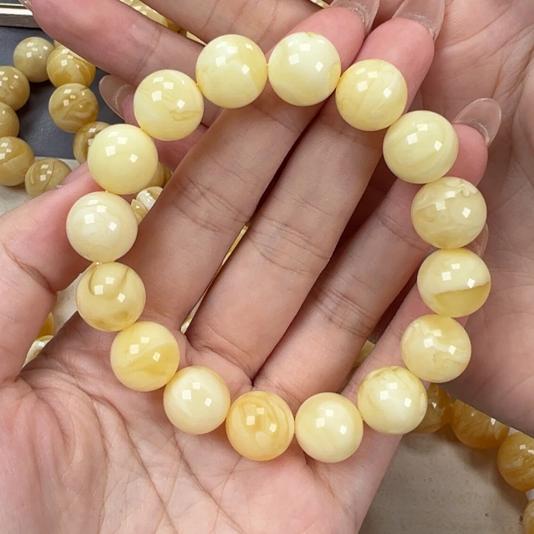 手链琥珀未镶嵌21白蜡