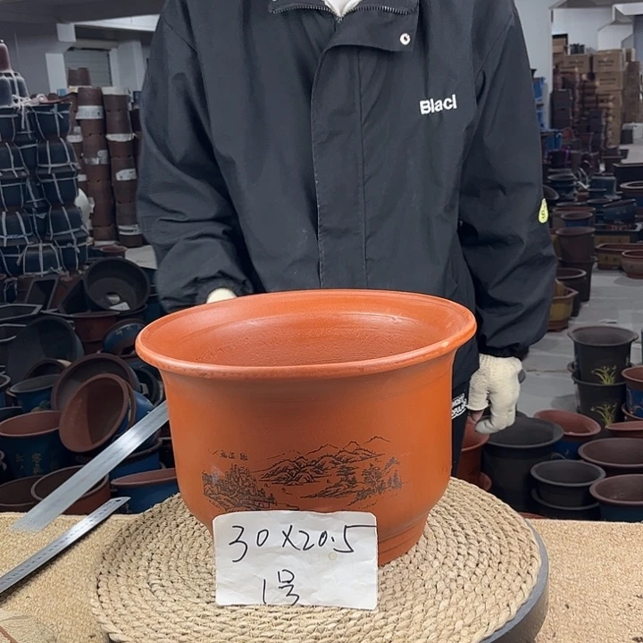 紫砂花盆紫砂花盆