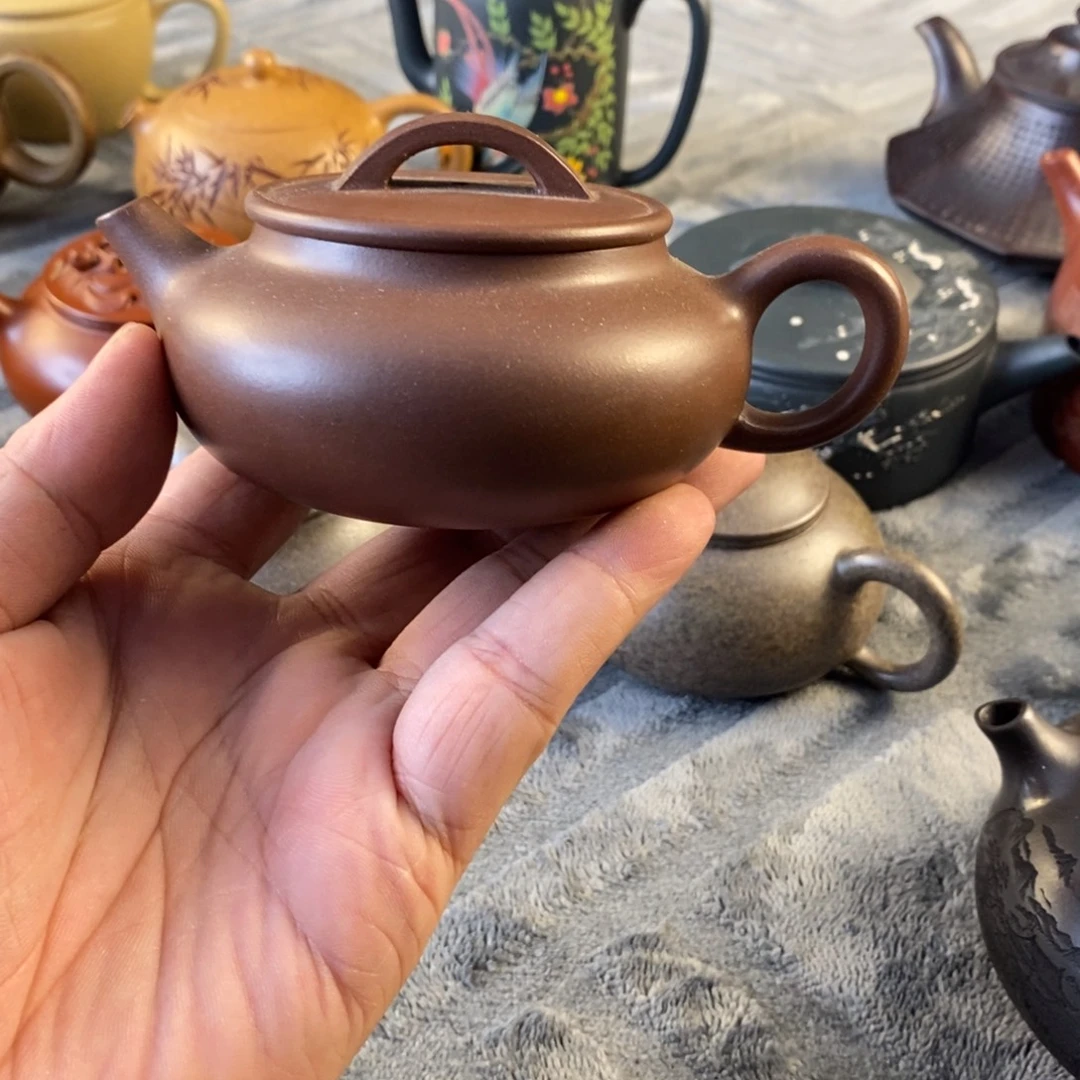 茶壶紫砂宜兴紫砂壶qq170cc