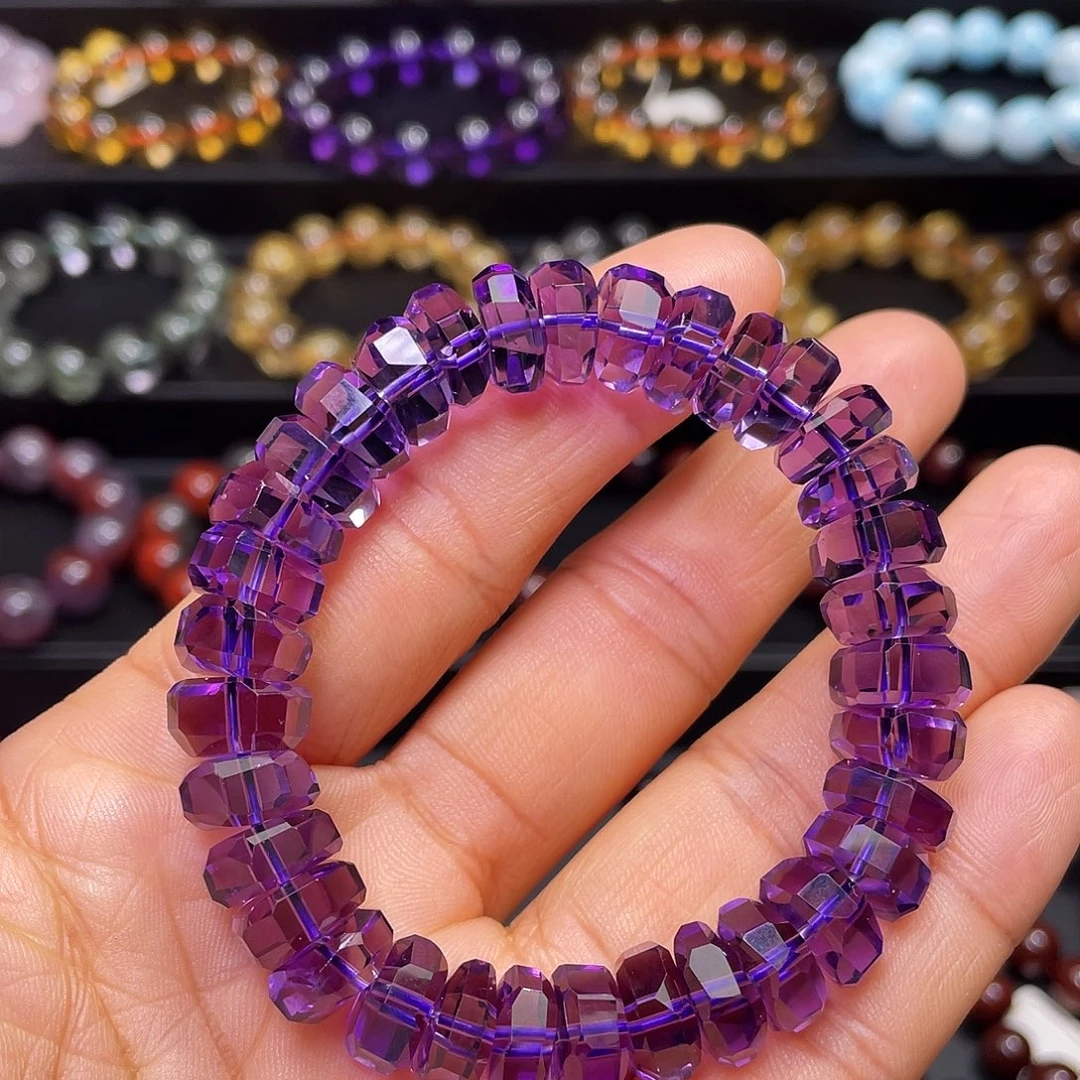 未镶嵌手链水晶巴西紫水晶