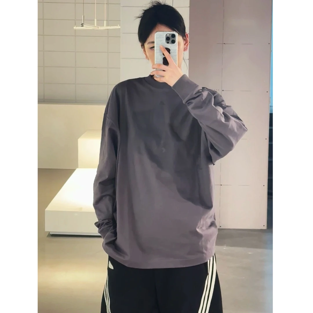 adidas阿迪达斯男女运动休闲长袖T恤JC7835