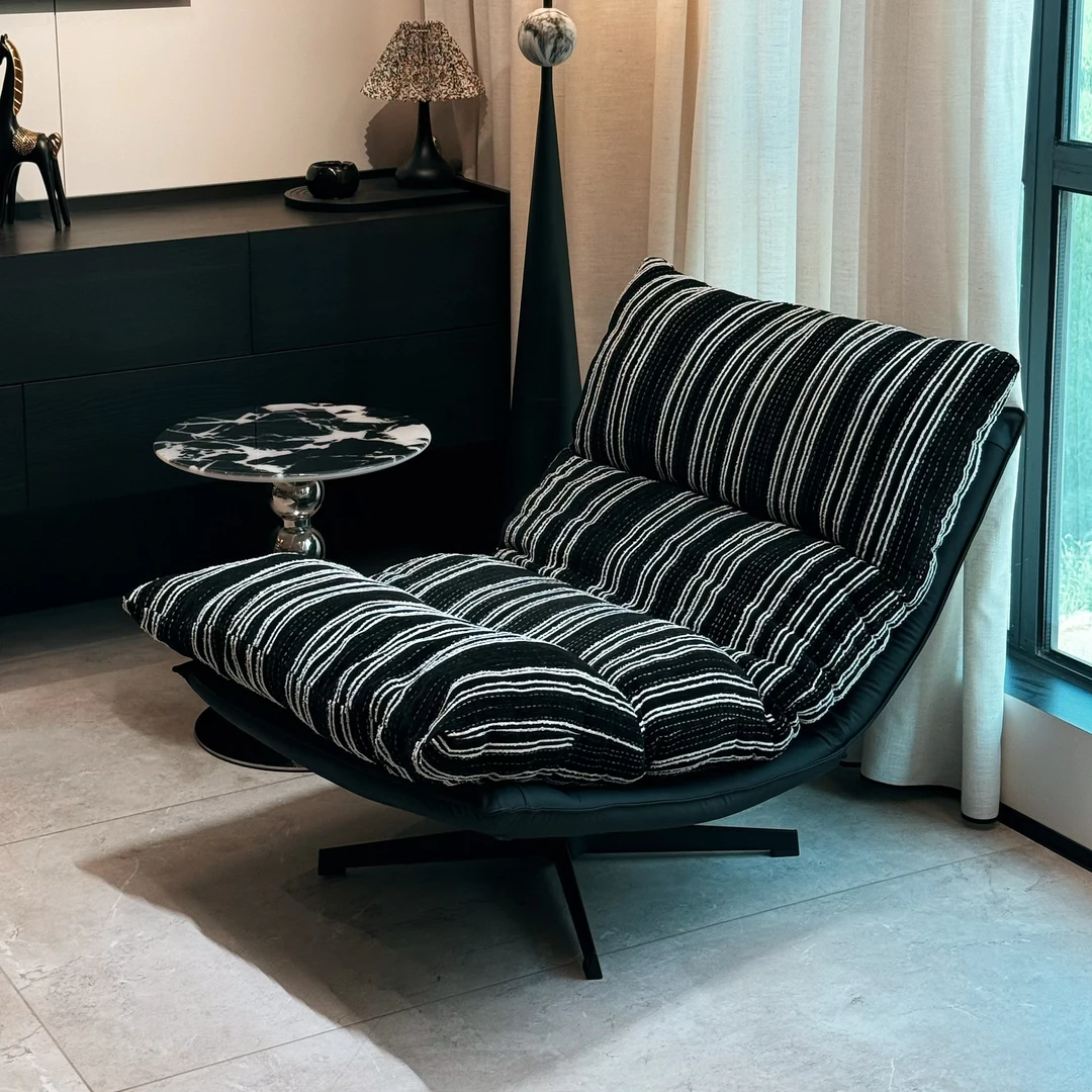 【木子专属】劳伦斯躺椅懒人沙发旋转椅设计师款休闲椅阳台客厅椅