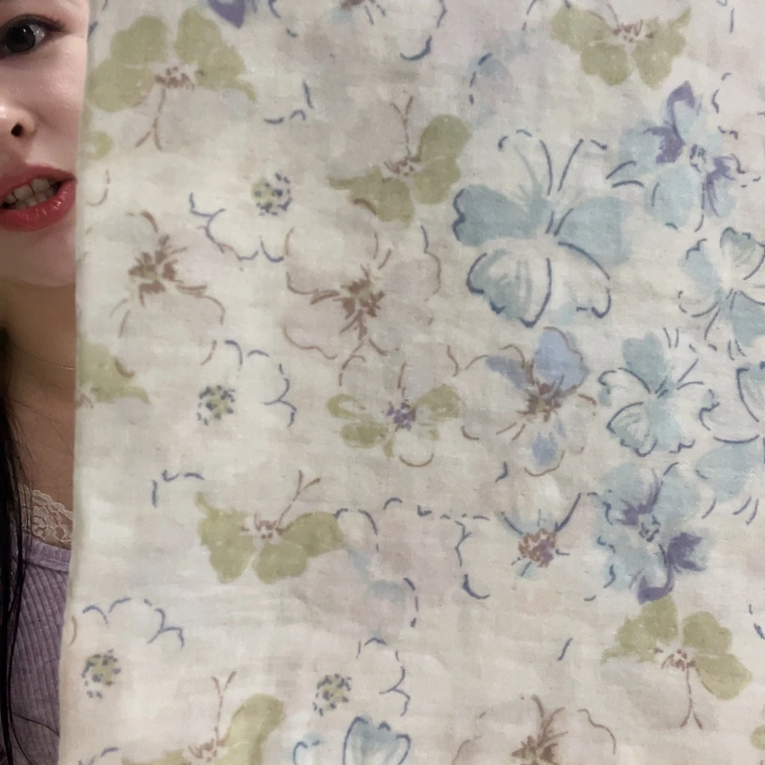 发****全棉蝴蝶花小号微瑕