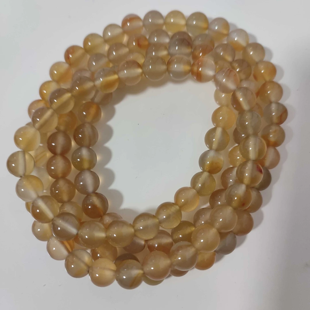 逊克玛瑙108粒0.8