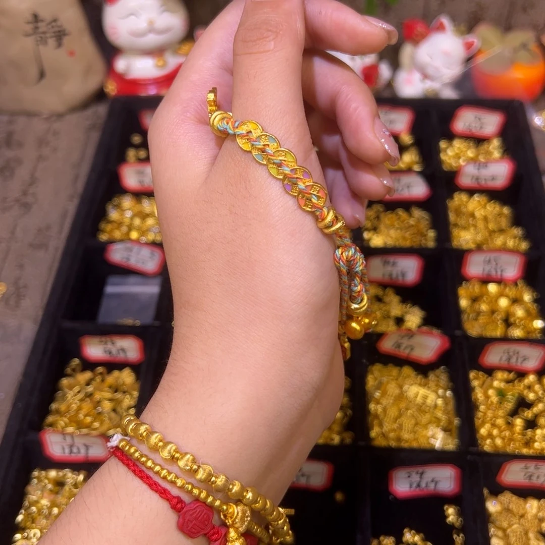 合金素色五帝钱五个