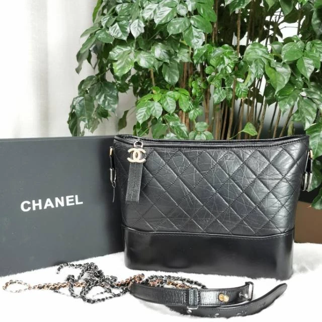 Chanel/香奈儿 斜挎包 流浪黑金中号 bg6405/2509